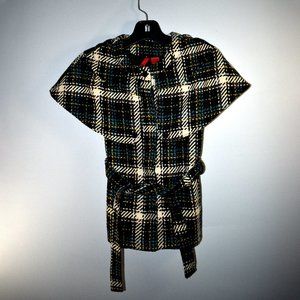 5|48 Plaid Cape Jacket